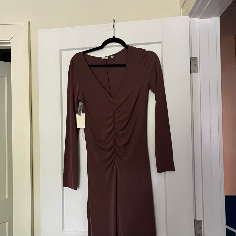 SOLD NWT Aritzia Wilfred Aveyron Dress - Picture 3 of 6
